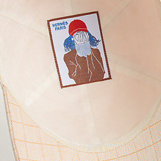Tess Denim cap - White | Hermès USA